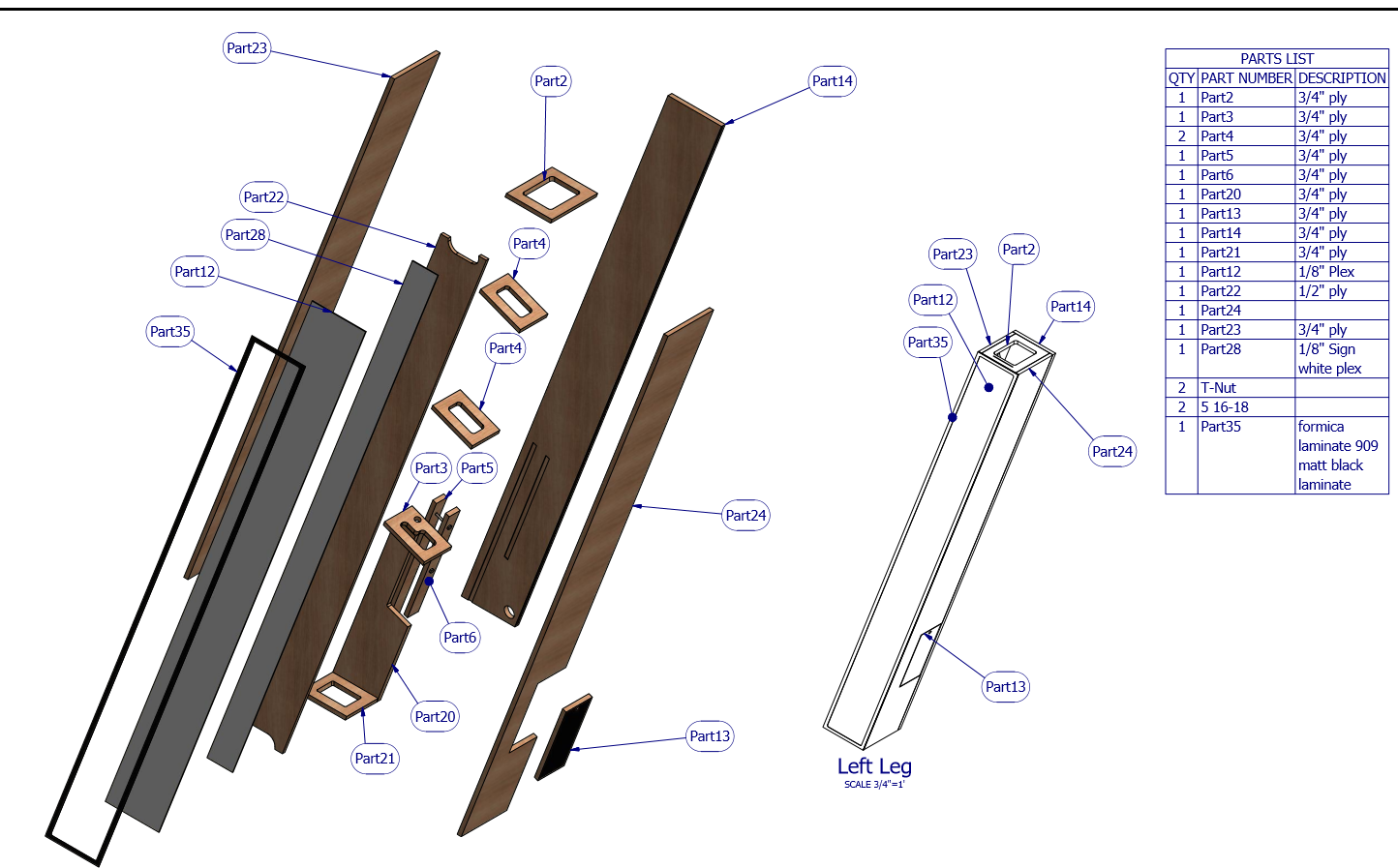 exploded view